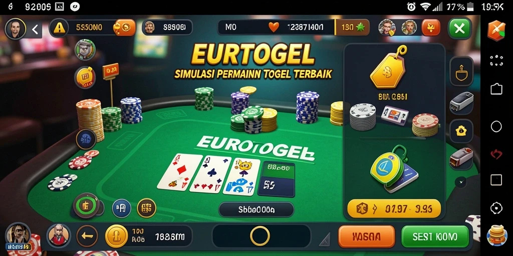 Screenshot menunjukkan gameplay yang seru dan interaktif di EUROTOGEL.