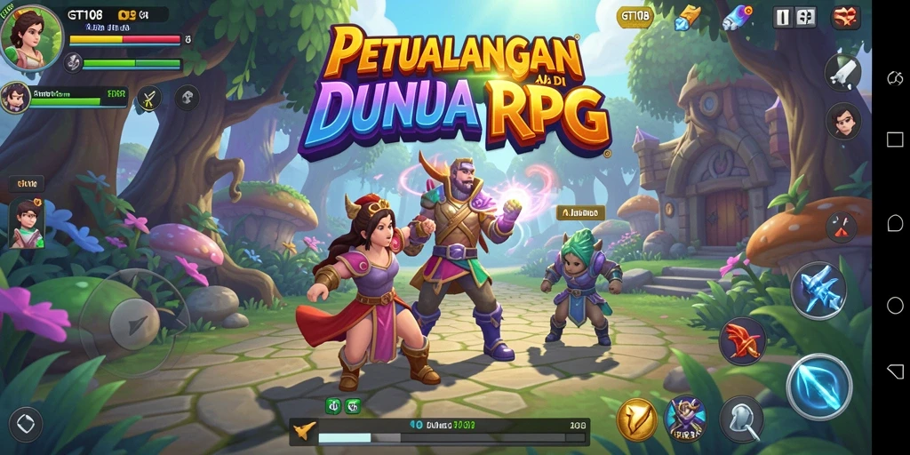 Tangkapan layar menampilkan pertempuran seru dalam GT108 dengan grafis menawan.