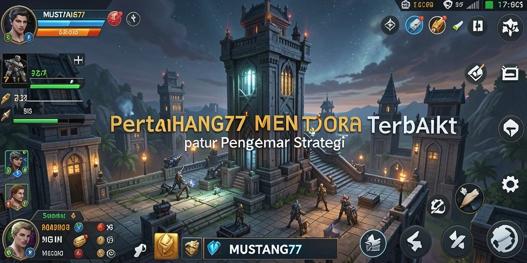 Tangkapan layar gameplay yang menunjukkan strategi menara pertahanan yang efektif.