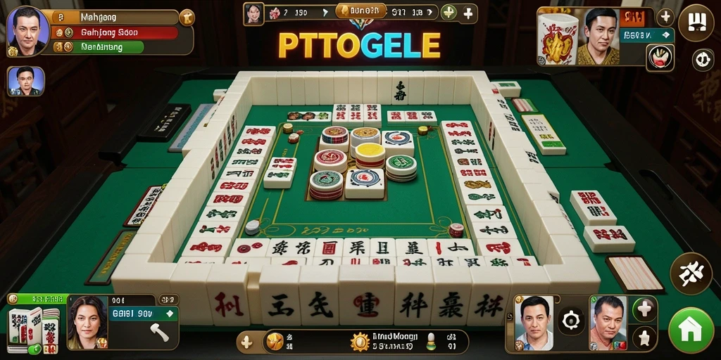 Screenshot gameplay <strong>PTTOGEL</strong> yang menunjukkan keseruan bermain Mahjong.
