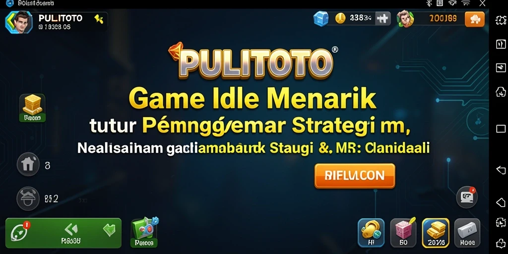 Screenshot gameplay menunjukkan kemajuan dalam PULITOTO dengan desain grafis menarik.