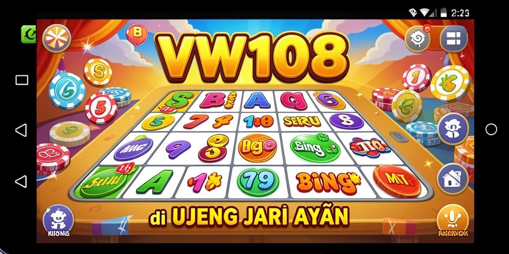Tampilan permainan Bingo yang interaktif dan menarik di VW108.